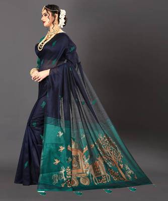 Latest Designer Jacquard Banarasi silk Woven  saree with Blouse 2