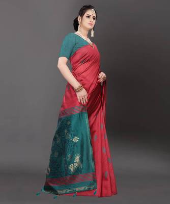 Latest Designer Jacquard Banarasi silk Woven  saree with Blouse 3