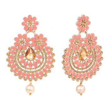Pink diamond earrings 2