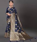 Latest Designer Jacquard Banarasi silk Woven  saree with Blouse