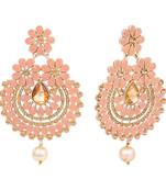 Pink diamond earrings