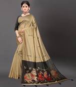 Latest Designer Jacquard Banarasi silk Woven  saree with Blouse