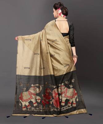 Latest Designer Jacquard Banarasi silk Woven  saree with Blouse 3