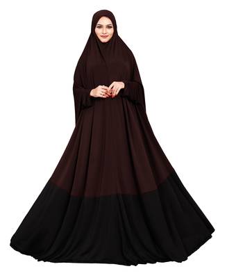JSDC Outdoor Wear Umbrella Long Flairs Style Hosiery Lycra Women Abaya Burkha Burqa 3
