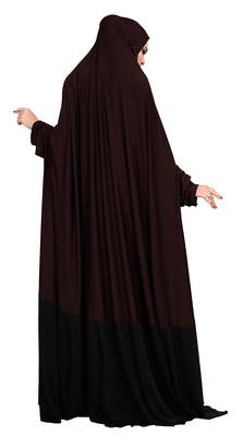 JSDC Outdoor Wear Umbrella Long Flairs Style Hosiery Lycra Women Abaya Burkha Burqa 5
