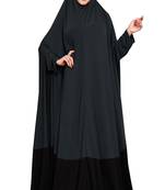 JSDC Plain Umbrella Long Flairs Style Hosiery Lycra Women Abaya Burkha Burqa