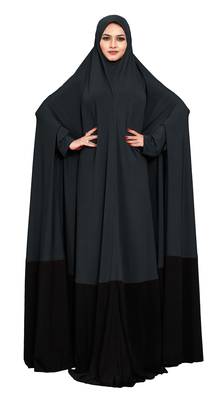 JSDC Plain Umbrella Long Flairs Style Hosiery Lycra Women Abaya Burkha Burqa 2