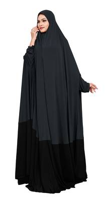 JSDC Plain Umbrella Long Flairs Style Hosiery Lycra Women Abaya Burkha Burqa 4