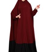 JSDC Outdoor Wear Plain Umbrella Long Flairs Style Hosiery Lycra Women Abaya Burkha Burqa