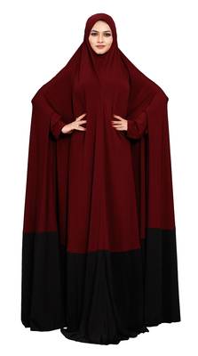 JSDC Outdoor Wear Plain Umbrella Long Flairs Style Hosiery Lycra Women Abaya Burkha Burqa 2