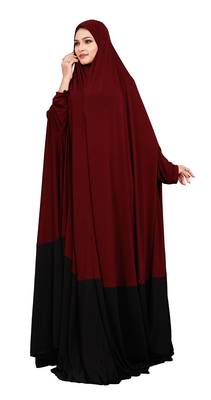 JSDC Outdoor Wear Plain Umbrella Long Flairs Style Hosiery Lycra Women Abaya Burkha Burqa 4