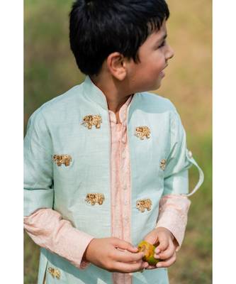 Elephant Jungle Kurta Set 3