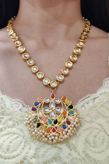 Multicolor Kundan Necklace