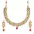 Gold Tone Traditional Kundan & Pearls Necklace Set For Women