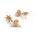 Gold Plated Stone Studded 3  Layer Necklace Set
