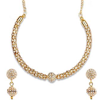 Gold Stone Necklace Sets 4