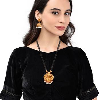 Black Gold Plated Mangalsutra 3