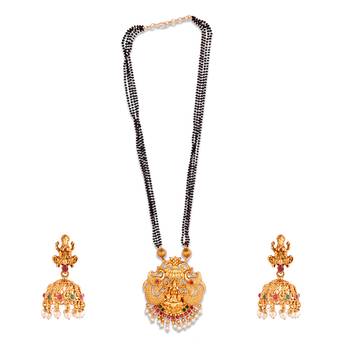 Black Gold Plated Mangalsutra 4