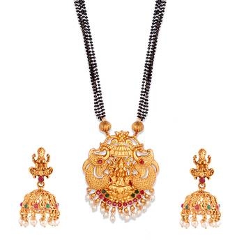 Black Gold Plated Mangalsutra 5