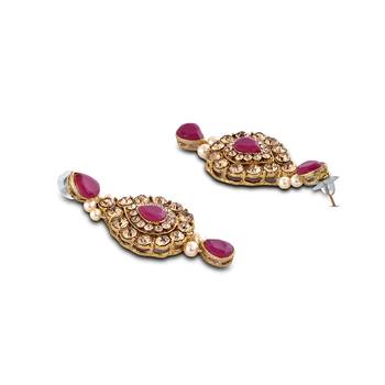 Red Kundan Necklace Sets 8