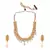 Gold Plated Designer Flower Necklace Set