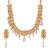 Gold Plated Designer Flower Necklace Set