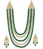 Long Kundan Design Necklace Set for Women Traditional Gold Plated Jewellery Set for Women