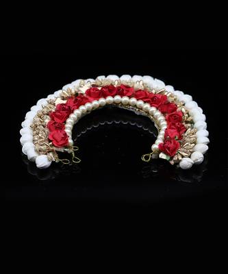 Artificial Rose Hair Bun Gajra  for Women and Girls 1