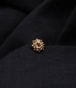 Gold Plated Stone Studded Nose Ring