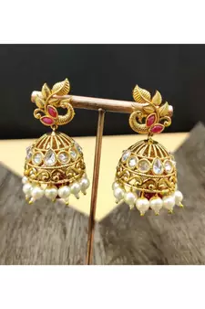 Gold Plated Designer Jhumki