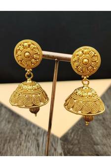 Gold Plated Traditional Style Jhumki