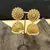 Gold Plated Stone Studded Designer jhumki