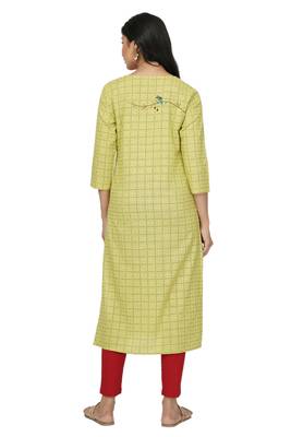 NISHIKA pure cotton designer embroidered women's  kurtis 3