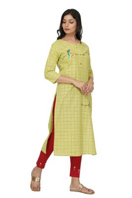 NISHIKA pure cotton designer embroidered women's  kurtis 4