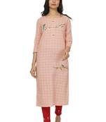 NISHIKA pure cotton designer embroidered women's  kurtis
