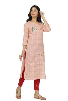NISHIKA pure cotton designer embroidered women's  kurtis 3