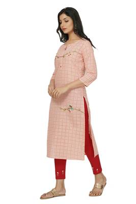 NISHIKA pure cotton designer embroidered women's  kurtis 4
