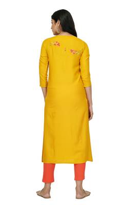 NISHIKA ethnic wear embroidery textured rayon fabric women's 3