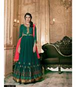 Green Wedding Anarkali Gowns
