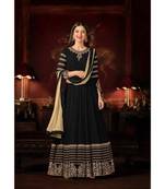 Black Wedding Anarkali Gowns