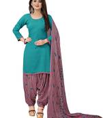 Green printed crepe salwar