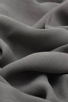 Dark Grey Georgette Hijab 3