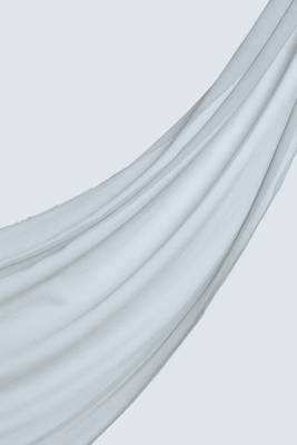 Light Grey Georgette Hijab 1