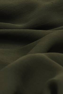 Olive Green Georgette Hijab 3