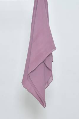 Pink Georgette Hijab 2