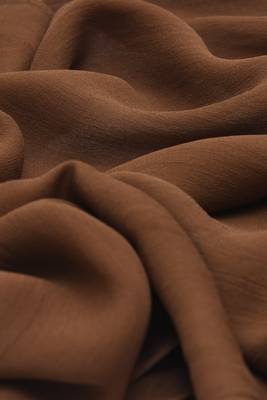 Spice Brown Georgette Hijab 3
