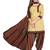 beige synthetic unstitched dress materials