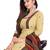 beige synthetic unstitched dress materials