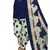 blue unstitched synthetic dress material