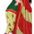 green unstitched synthetic dress material